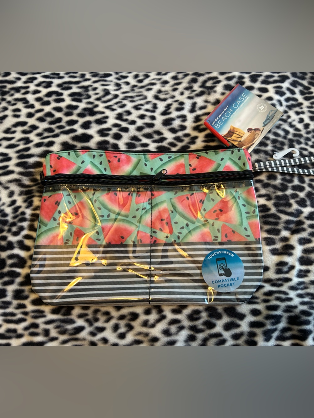 WATERMELON CLEAR POOL POUCH